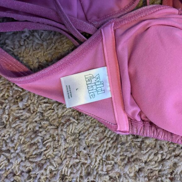 Wild-fable Women's Pink Swimsuit-one-piece - Picture 3 of 3